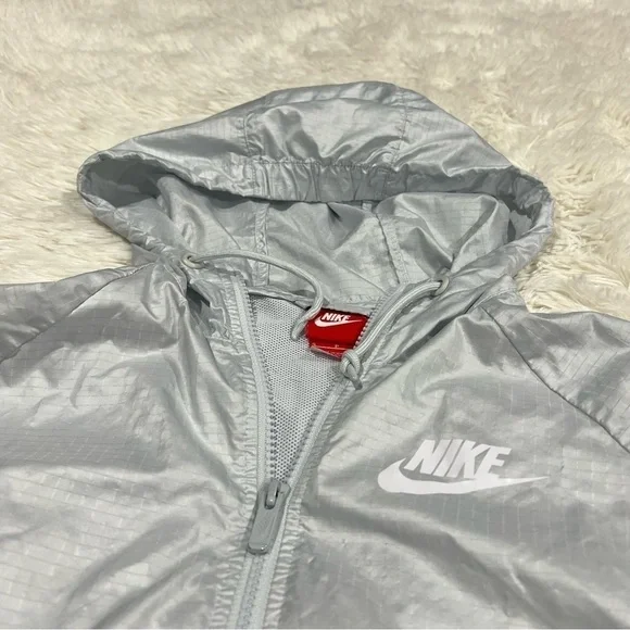 Nike Womens Windrunner Track Jacket Platinum/White Size Small EUC - Picture 4 of 15